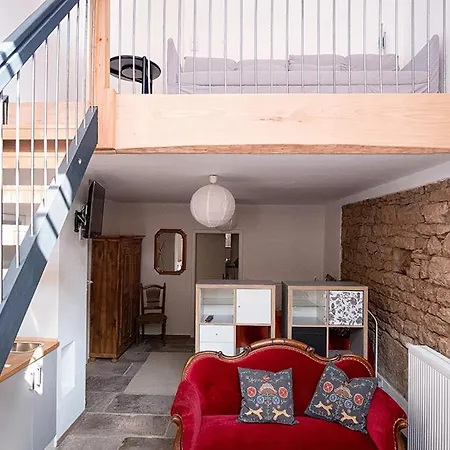 Moderne Wohnung mit Studio in Bauernhausscheune am See Biersdorf Exterior foto